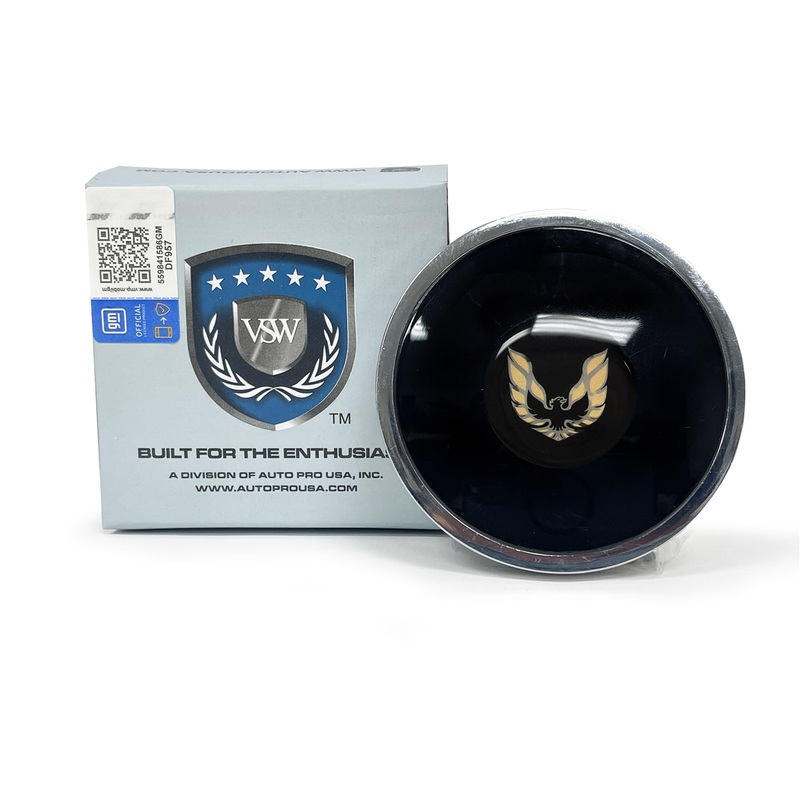 VSW S6 | Gold Pontiac Firebird Emblem, 1970-81 | Deluxe Horn Button | STE1022DLX