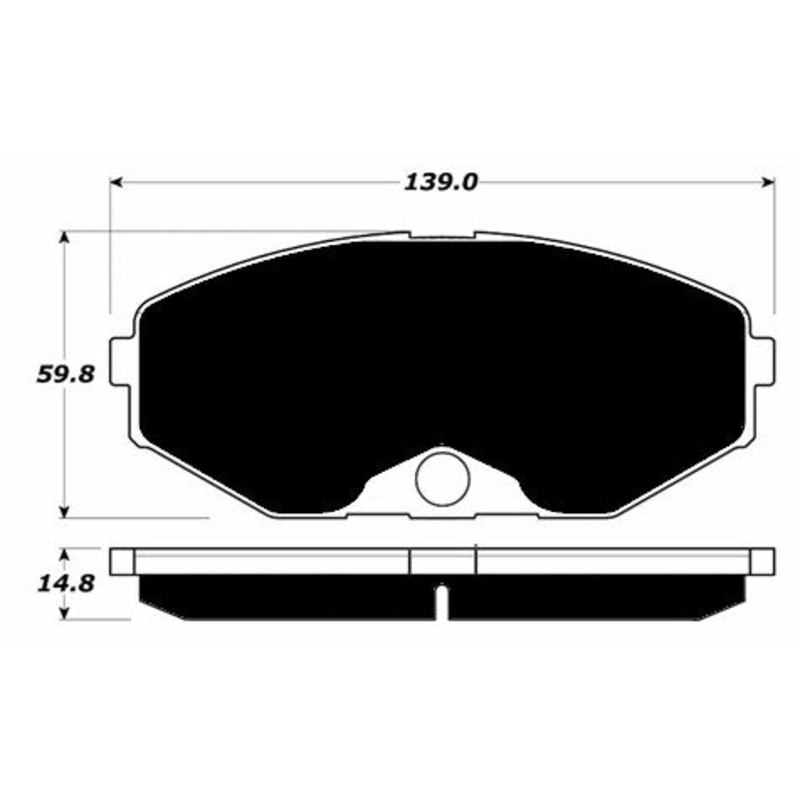 Porterfield Brake Pads for 1997 INFINITI J30