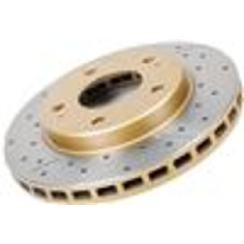 DBA 94-97 Land Rover Defender 90 Rear Drilled & Slotted Street Series Rotor