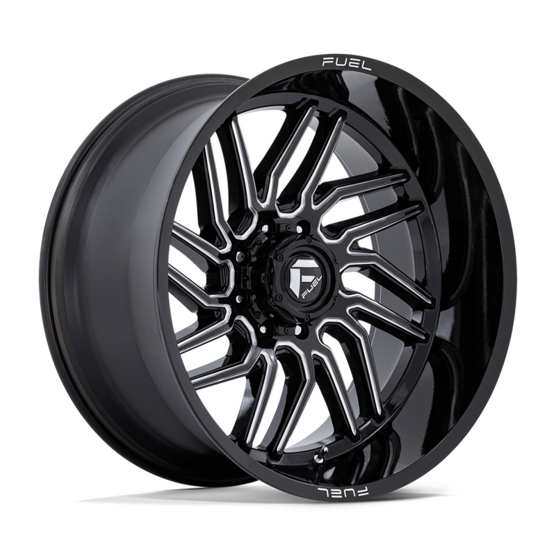 Fuel Wheels D807 Hurricane 24″ 8×170 Gloss Black Milled