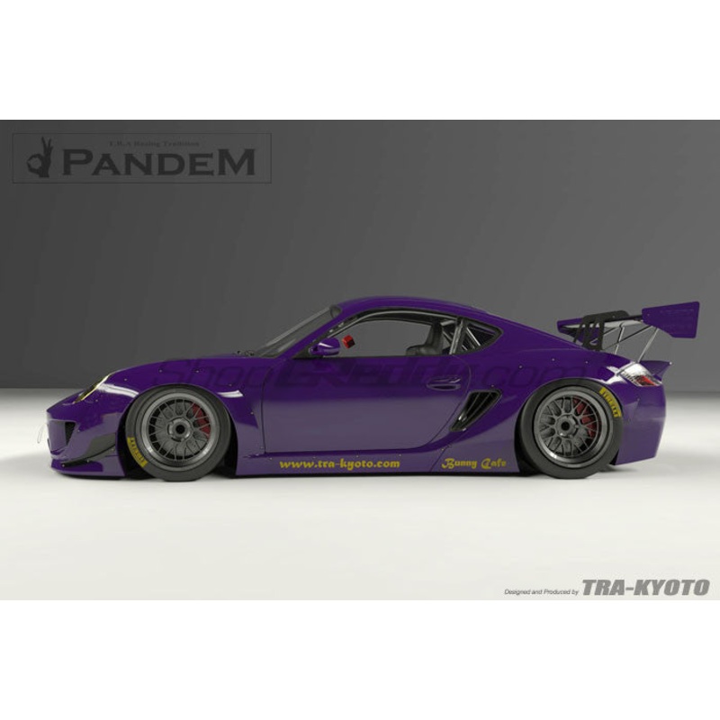GReddy Pandem Rocket Bunny Side Skirts Only | 2009-2012 Porsche Cayman (17090504)