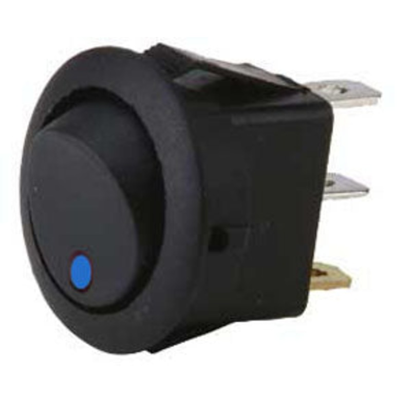 LED Toggle Switch Blue Diode Dynamics