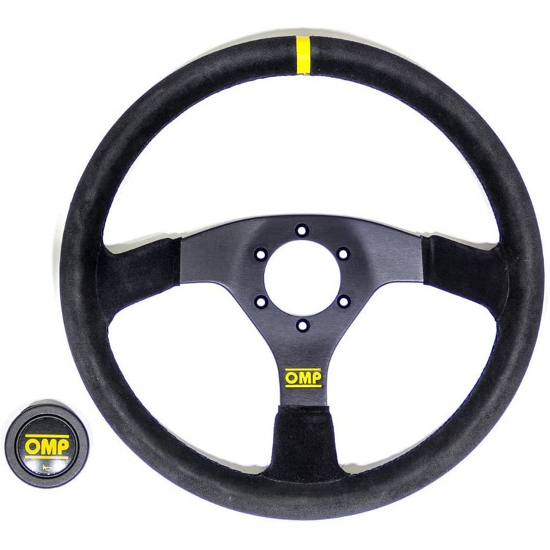 OMP Velocita Black Suede Steering Wheel