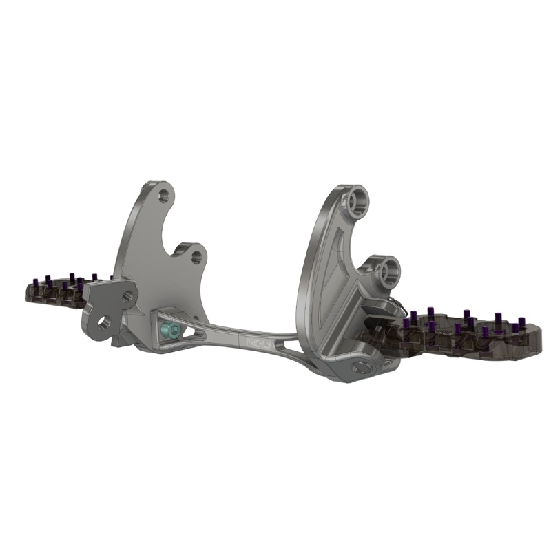 Prickly Foot Peg Brackets for E Ride Pro