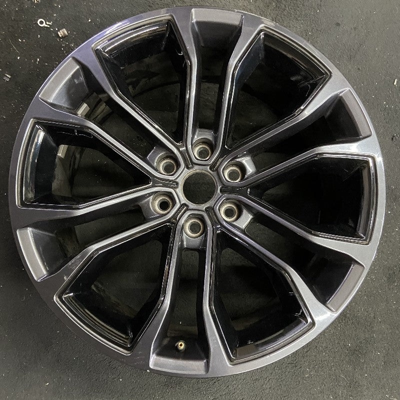 22″ GRAND WAGONEER 22-24 22×9 6 spoke open spoke black Original OEM Wheel Rim