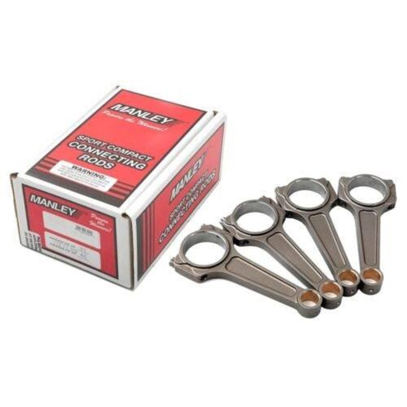 Manley Turbo Tuff Forged I Beam 132.5mm 2mm Longer Connecting Rods Subaru STi WRX EJ205 EJ255 EJ257