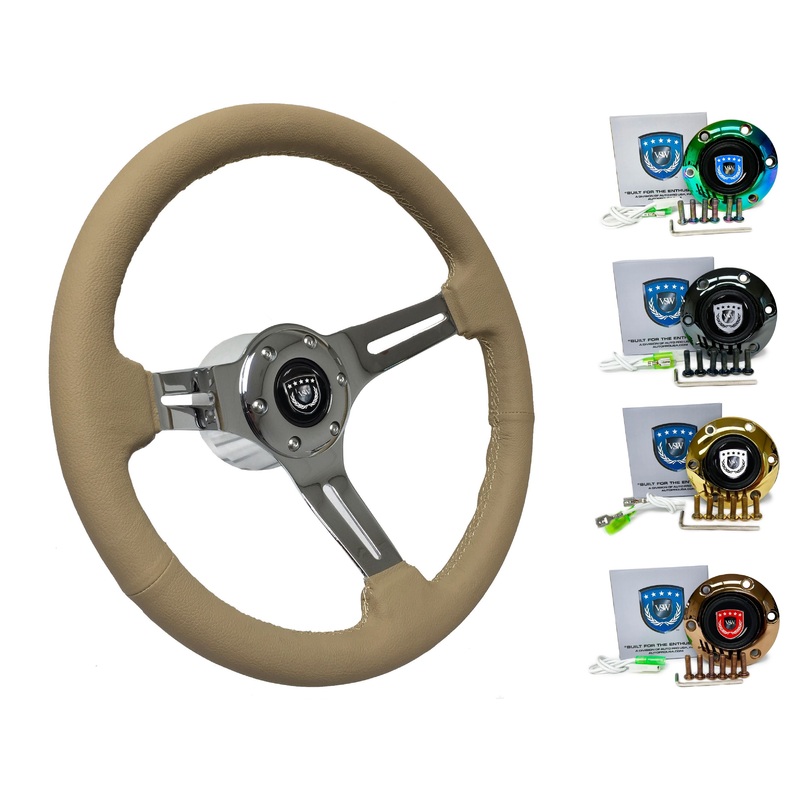 Mazda MX-6 Steering Wheel Kit | Tan Leather | ST3012TAN