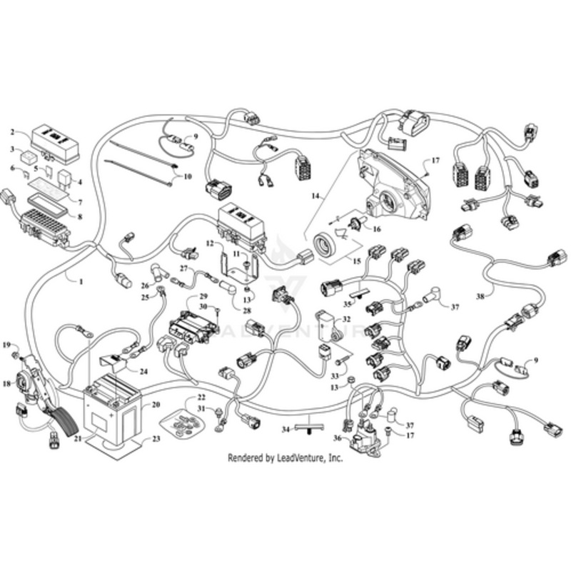 Self Tapping Screw #10-12X1.00 by Arctic Cat