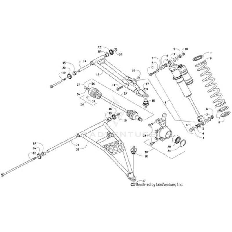 Suspension Spring by Arctic Cat