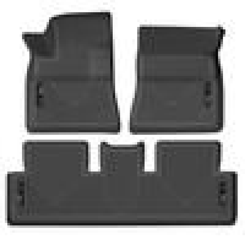 Husky Liners 17-21 Tesla 3 Weatherbeater Front & 2nd Seat Floor Liners – Black