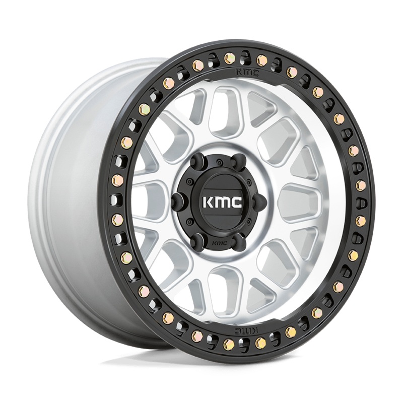 KMC Wheels KM549 GRS 20″ 8×165.1 Machined With Satin Black Lip