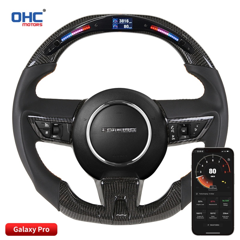 OHC Motors LED Light Up Steering Wheel for Chevrolet Camaro 2010-2011