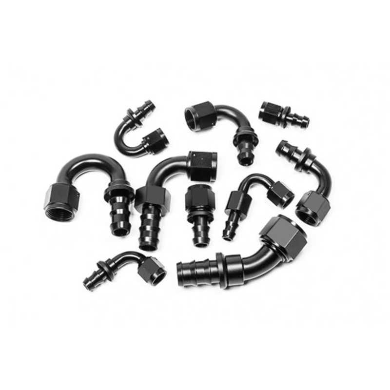 Radium Pushlok Hose End 10An 60Deg | Universal (14-0712)