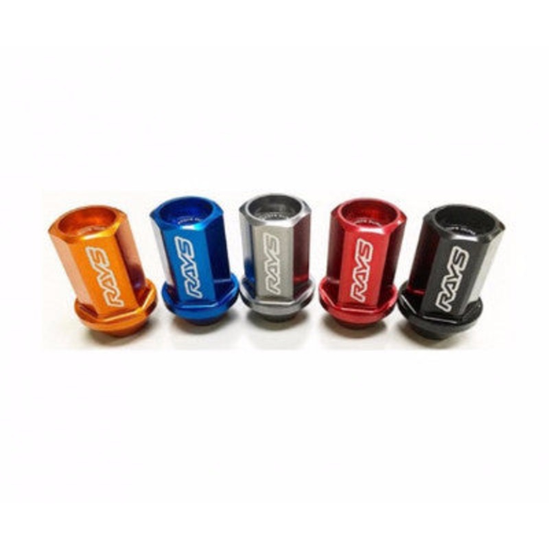 Rays L42 Duralumin Straight Type Lock and Lug Nuts Set