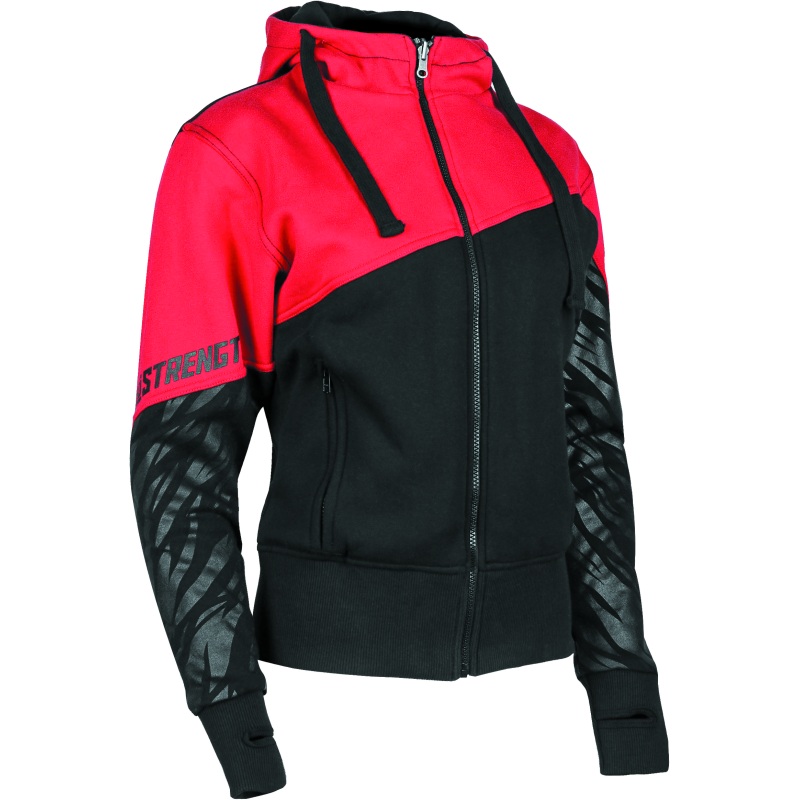 Speed and Strength Cat Outa Hell Hoody Red/Black Womens – Medium