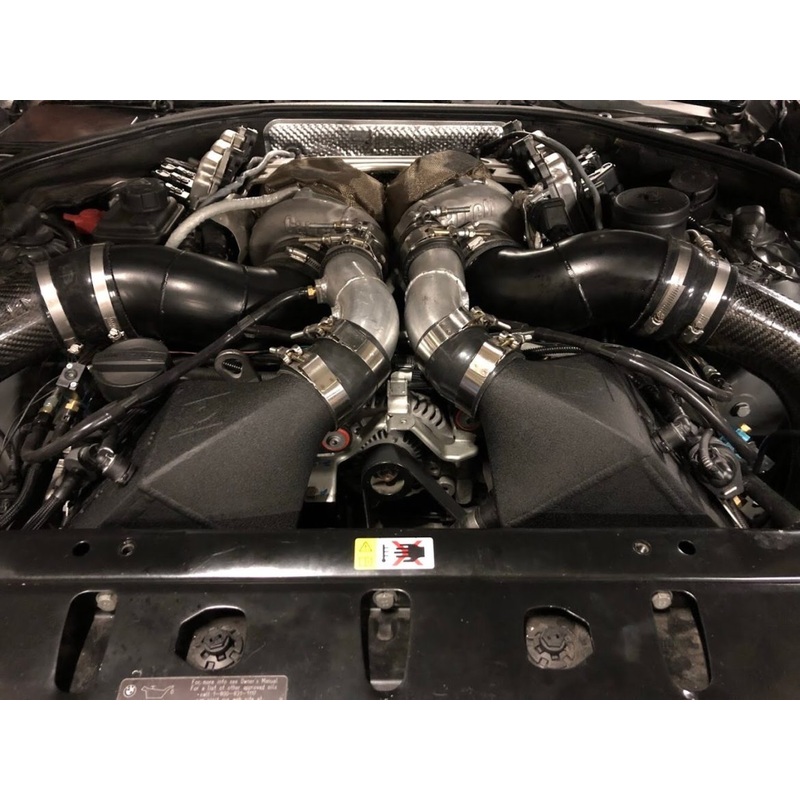 CSF 12-16 BMW M5 (F10) / 12-18 BMW M6 (F06/F12/F13) Twin Charge-Air-Cooler Set – Raw Finish