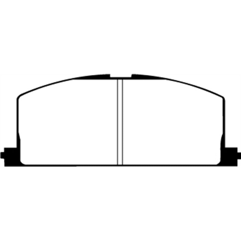 EBC 85-88 Chevrolet Nova 1.6 Greenstuff Front Brake Pads