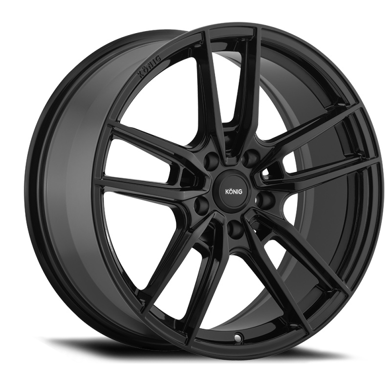 Konig Myth 16×7.5 5×108 ET43 Gloss Black