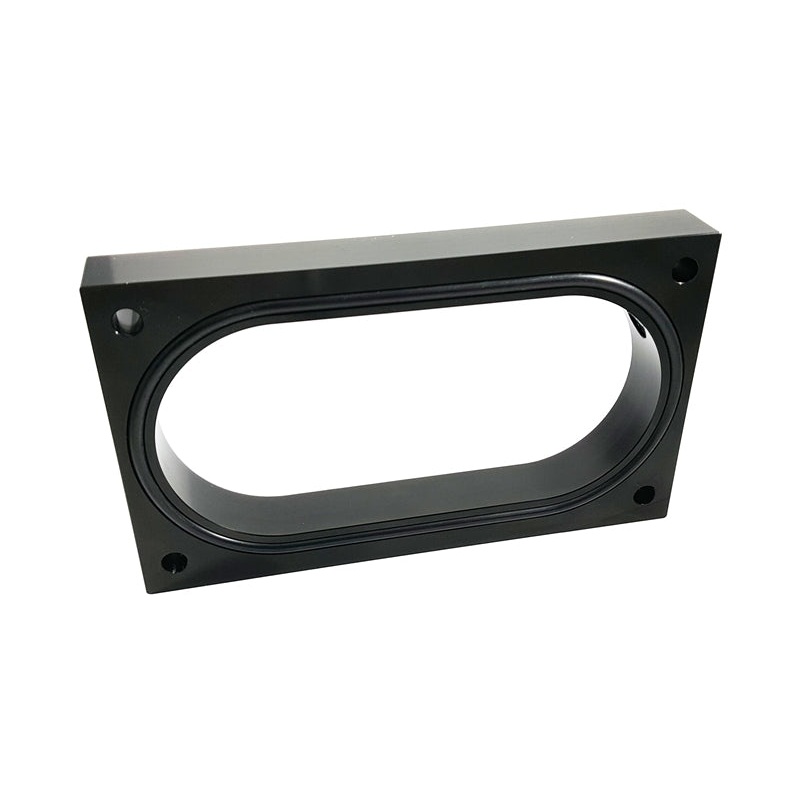 Torque Solution Throttle Body Spacer (Black): Ford Mustang GT 4.6L 2005-2010