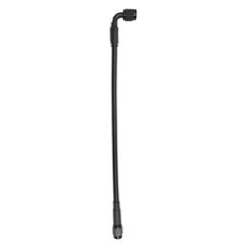 Fragola -3AN Black Covered Assembly Straight x 90ft 12in