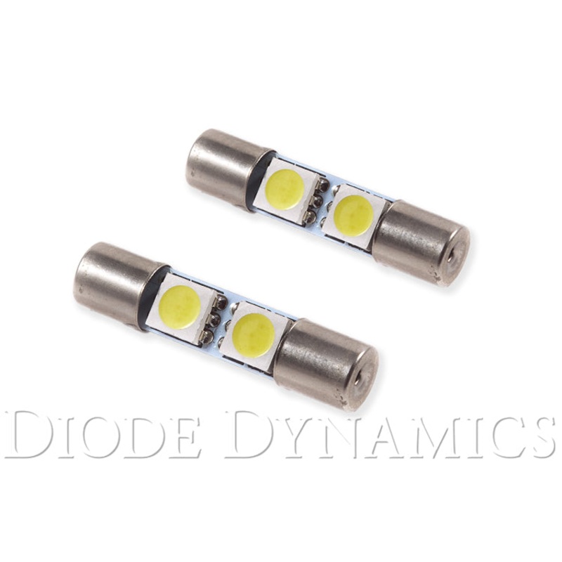 28mm SMF2 LED Bulb Amber Pair Diode Dynamics