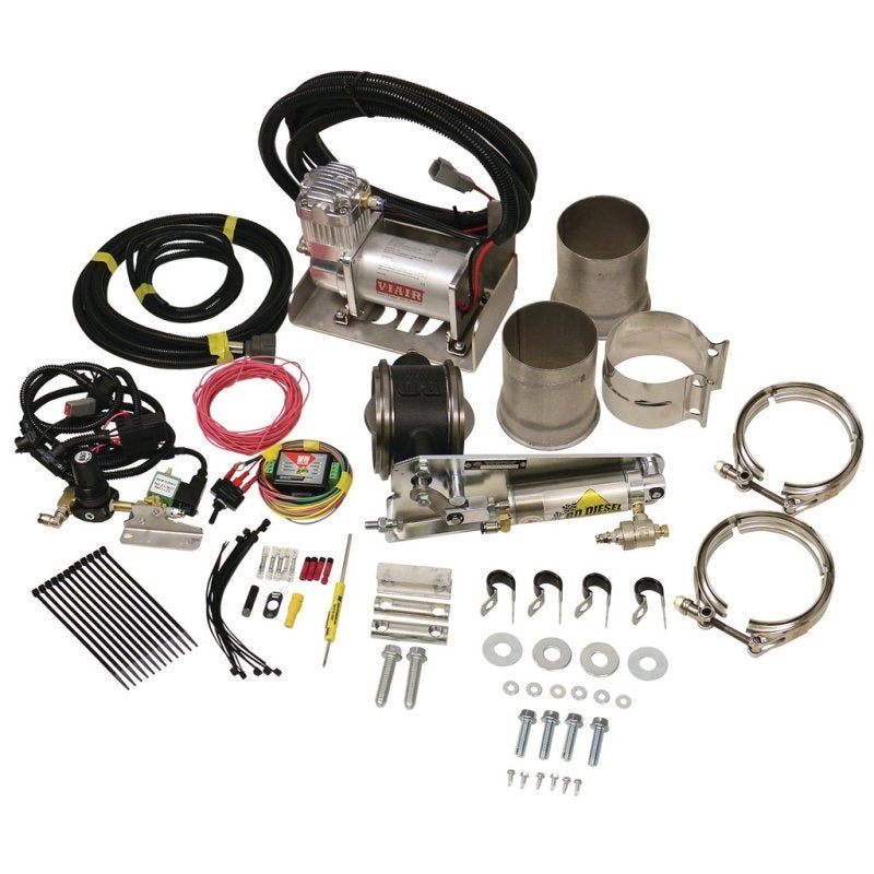 BD Diesel Exhaust Brake – Universal 4.0in c/w Air Compressor