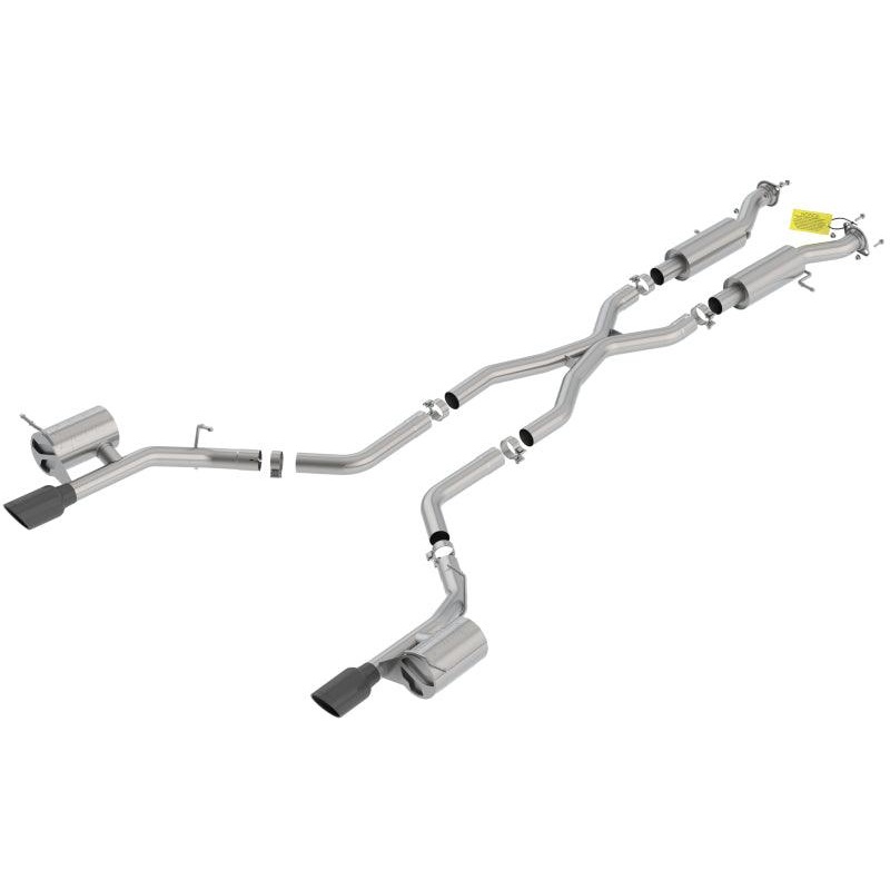 Borla 18-23 Dodge Durango SRT 6.2L V8 2.75in ATAK SS Catback Exhaust w/ BLK Chrome Tips