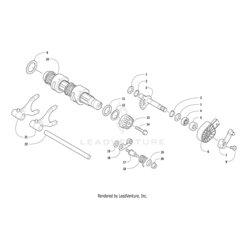 Gear Switch-Eng(010 Atv) (Rb 0409-201) by Arctic Cat