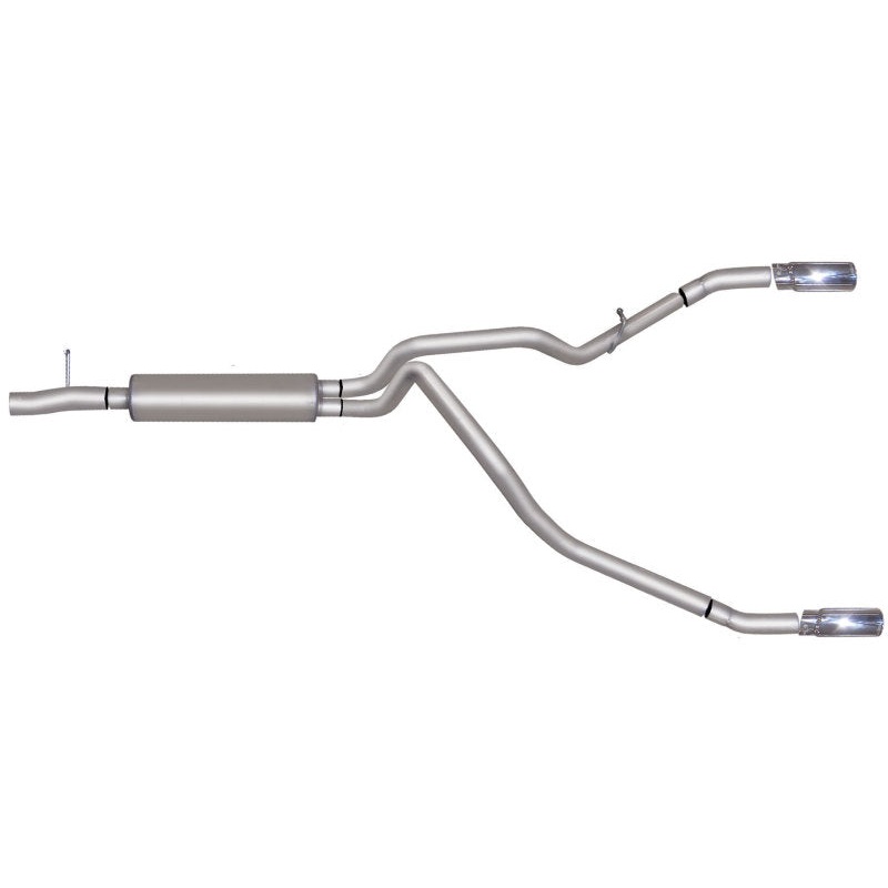 Gibson 17-18 Ford F-250 Super Duty King Ranch 6.2L 2.5in Cat-Back Dual Split Exhaust – Aluminized
