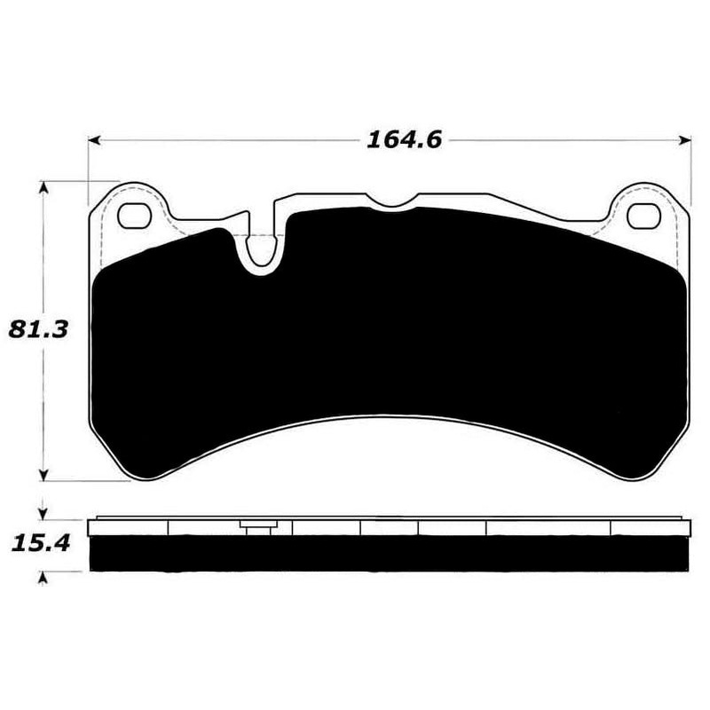 Porterfield Brake Pads for 2016 MASERATI GHIBLI (360mm Front/350mm Rear)