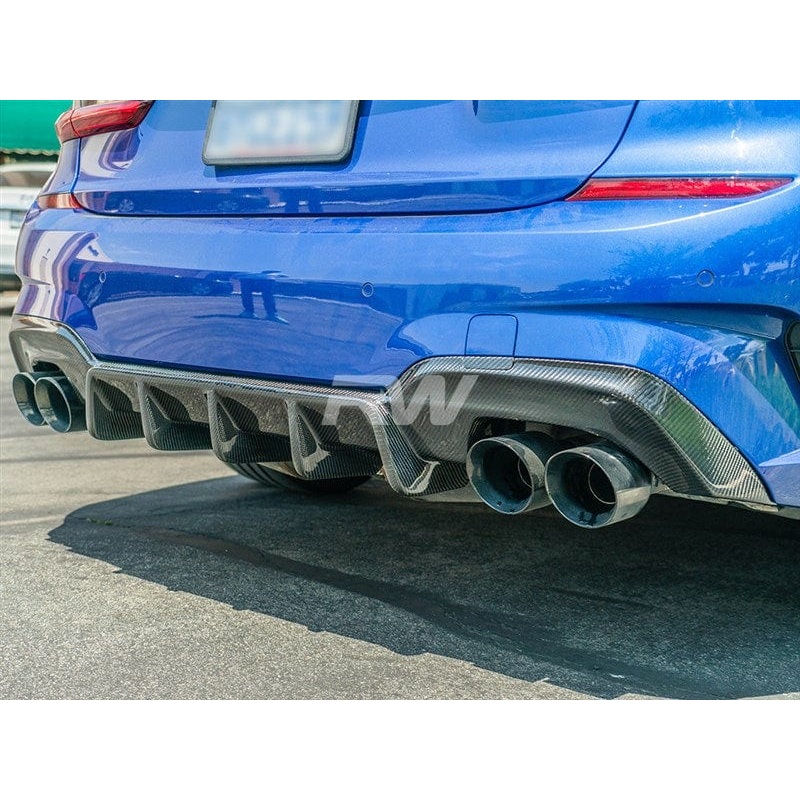 RW Carbon DTM Carbon Fiber Rear Diffuser – BMW / G20