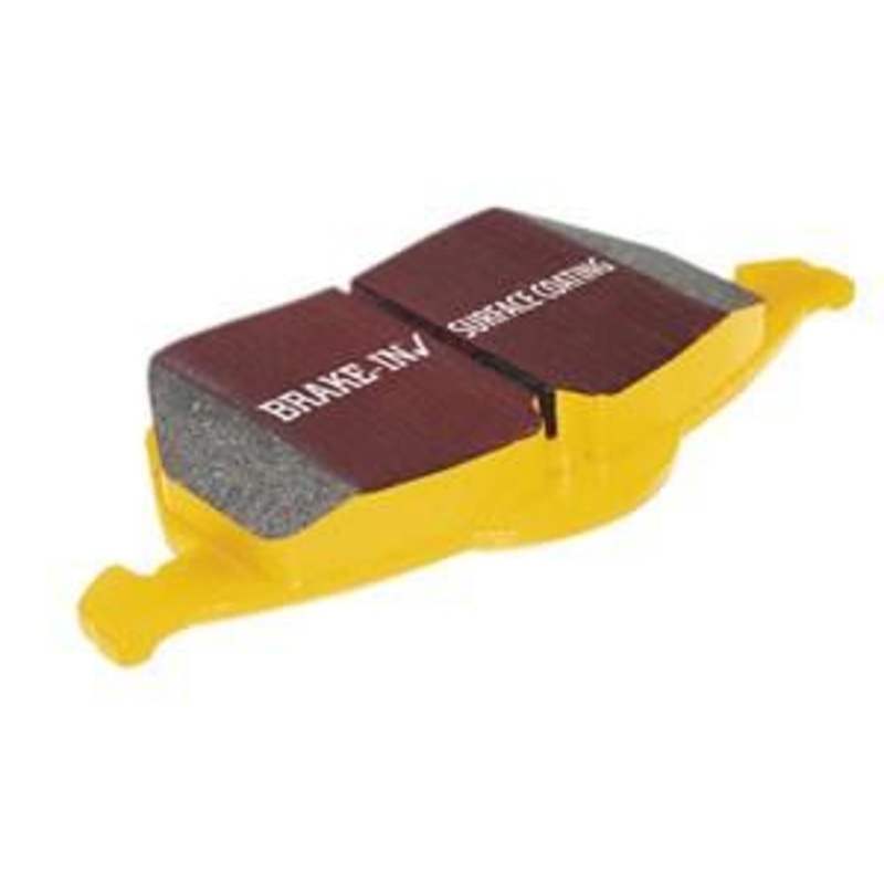 EBC Brakes Yellowstuff Front Brake Pads | 2015-2021 Subaru WRX, 2014-2017 Subaru Forester XT, and 2010-2012 Subaru Legacy 2.5GT (DP41583R)