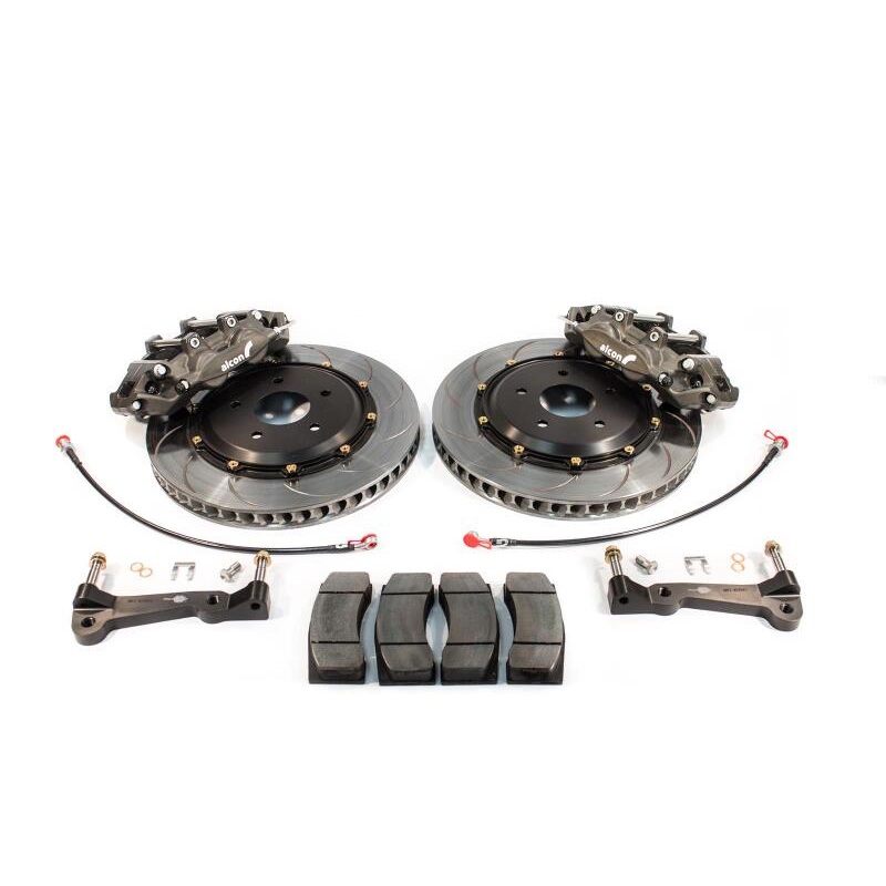 Alcon Chevy C8 (OEM Wheels) 6 Piston 380x36mm/4 Piston 390x29mm Street Kit – Fr & Rr – Anodized