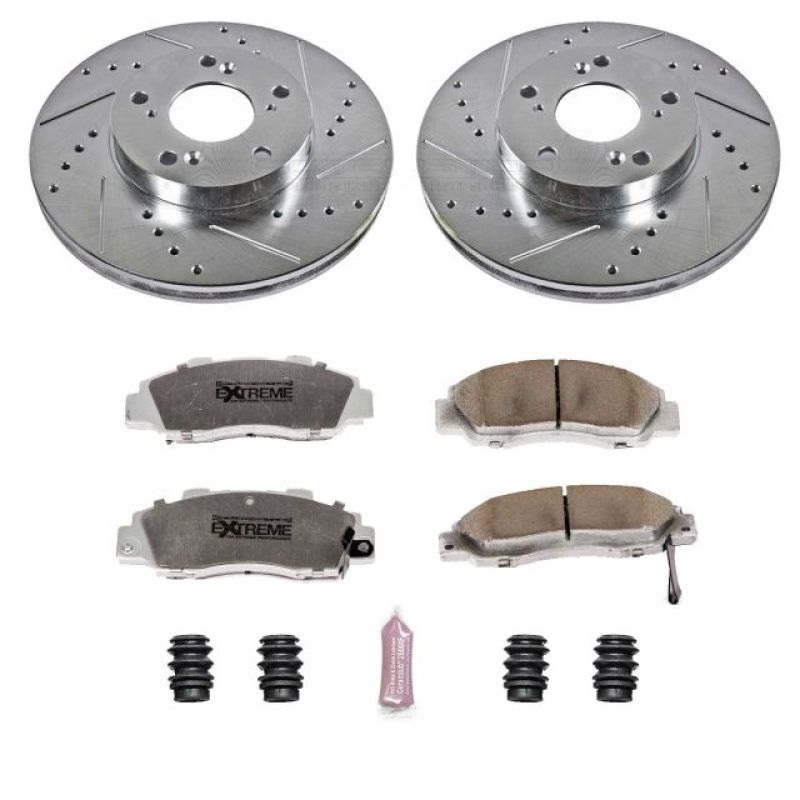 Power Stop Front Z26 Street Warrior Brake Kit Honda Accord 1998-2002 | K1041-26