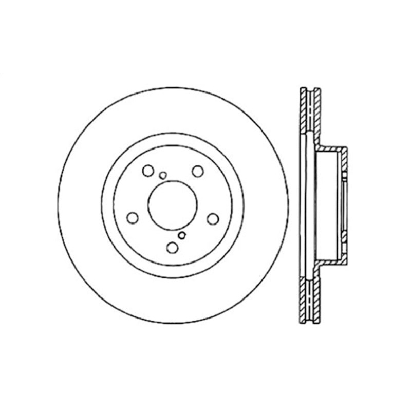 StopTech Drilled Sport Brake Cryo Rotor