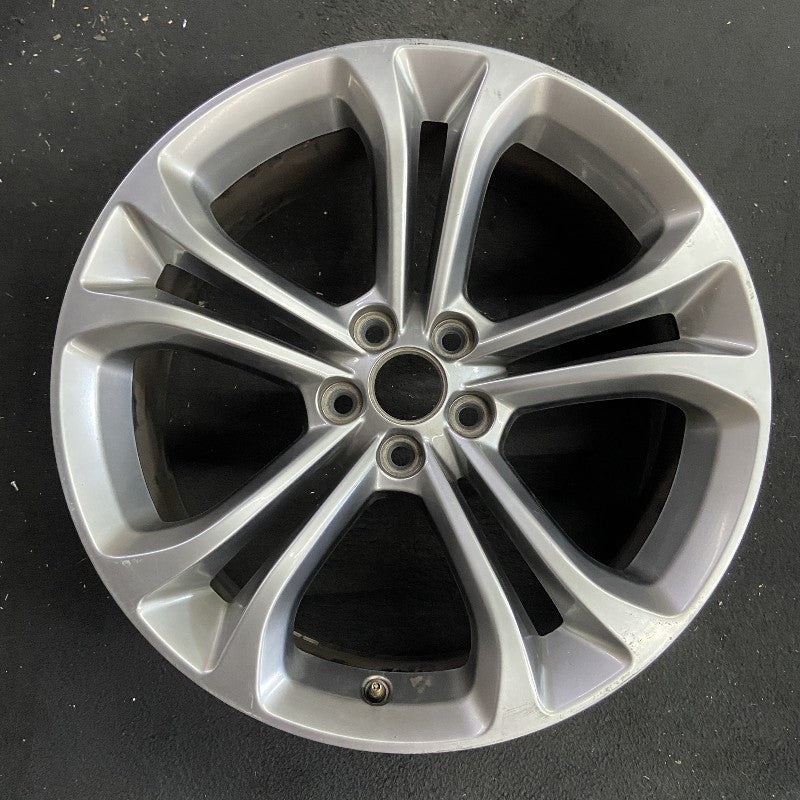 20″ CHALLENGER 20 20×8 aluminum 5 spoke double spoke satin carb opt WHK Original OEM Wheel Rim