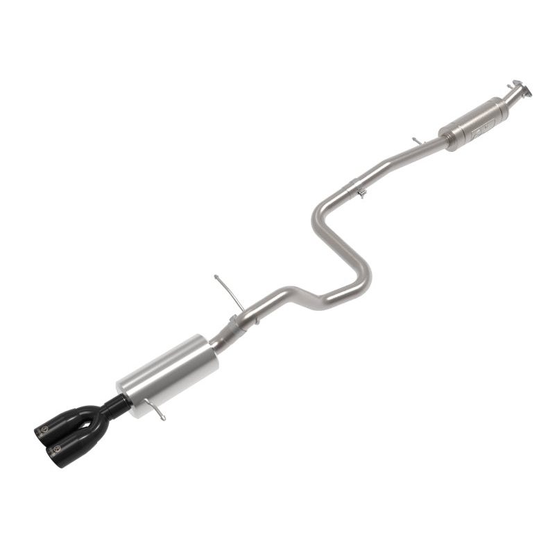 aFe Takeda Series 2 1/2in 304 SS Cat-Back 14-19 Ford Fiesta L4-1.6L (t) w/Black Tip
