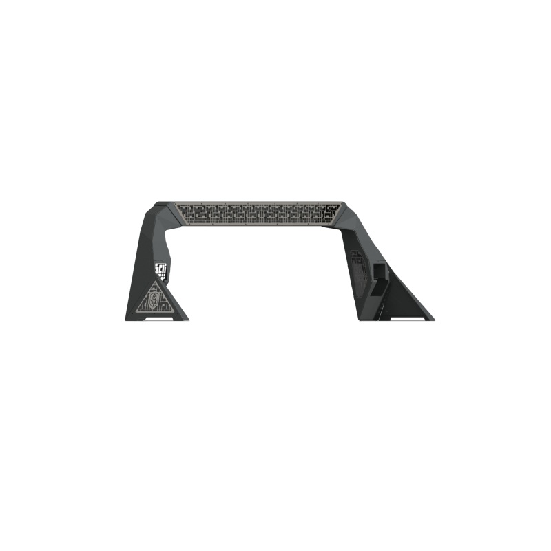 Road Armor 99-20 Ford F-250 iD Headache Rack w/Bedrail Pods/ 40in Center Light Pod/iD Raw