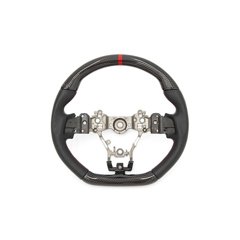 FactionFab Steering Wheel Carbon Fiber and Leather – 2015-2021 WRX/STI