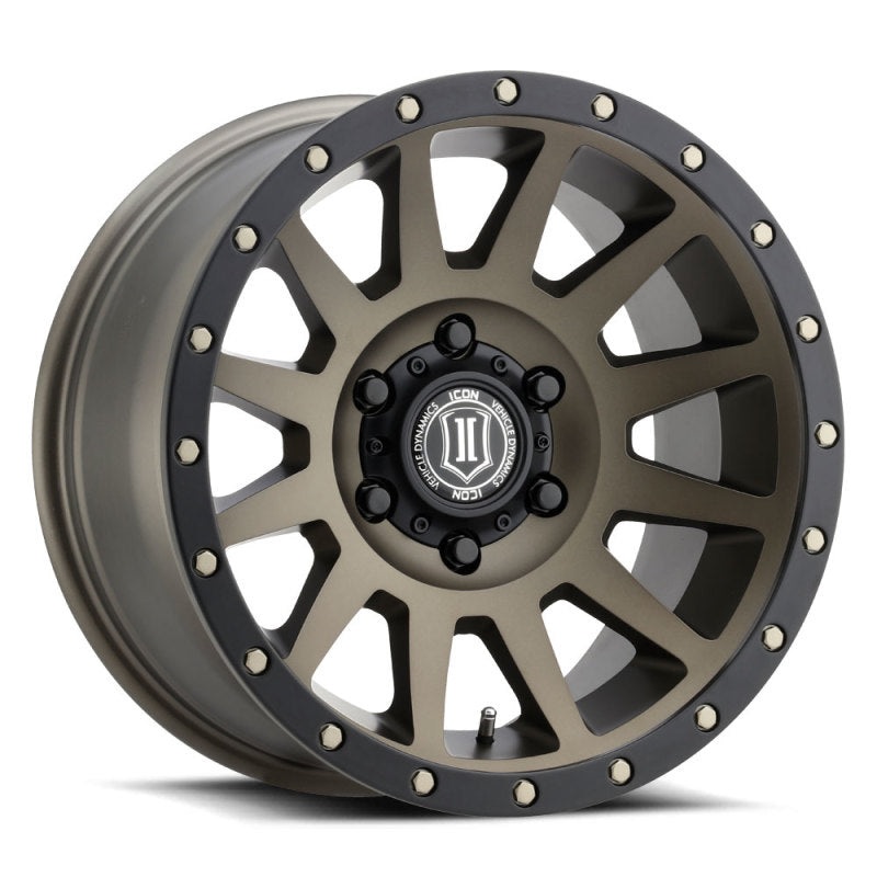 ICON Compression 17×8.5 5×5 -6mm Offset 4.5in BS 71.5mm Bore Bronze Wheel