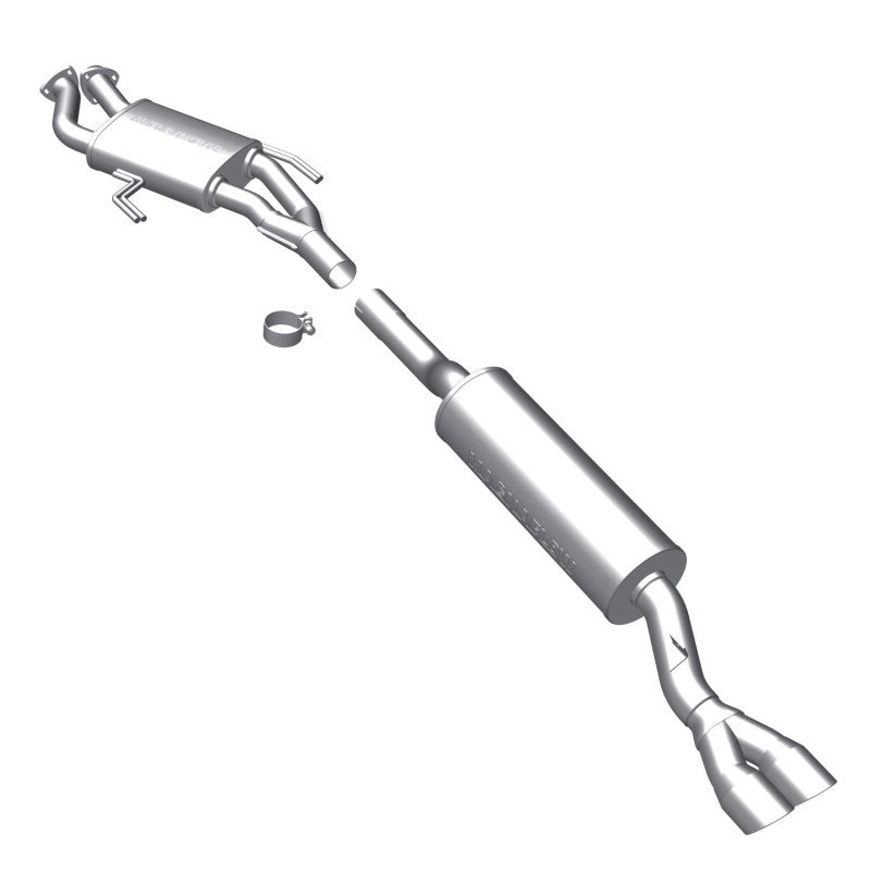 MagnaFlow 85-88 BMW 535I 3.5L/88 535IS 3.5L Dual Rear Exit Stainless Cat-Back Perf Exhaust