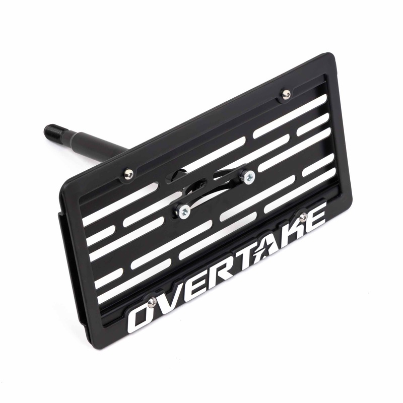 Overtake MaxxAdjust License Plate Relocation Kit – 18+ WRX / STi / Crosstrek, 13+ BRZ / FRS / 86, 17+ Impreza