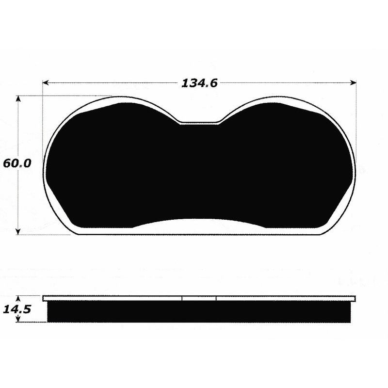 Porterfield Brake Pads for 1969 DODGE CHARGER w/Front Discs