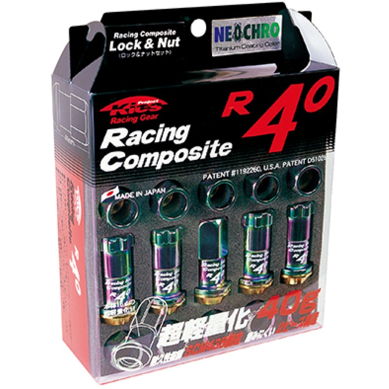 Project Kics 12×1.50 R40 Lug Nuts – Neo Chrome | 20 Pcs | KRC01N