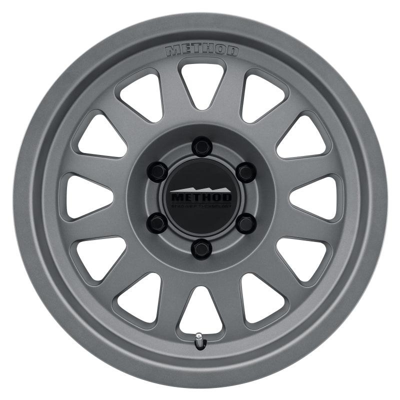 Method MR704 17×8.5 0mm Offset 8×170 130.81mm CB Matte Titanium Wheel