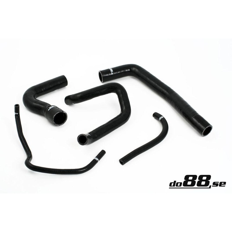 SAAB 9000 Turbo 86-90 Coolant hoses Black