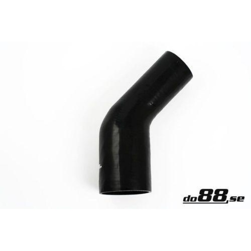 Silicone Hose Black 45 degree 3 – 4” (76 – 102mm)
