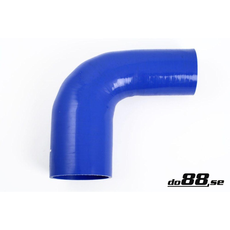 Silicone Hose Blue 90 degree 3,125 – 4” (80-102mm)