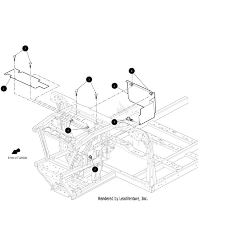 Heat Shield Cab Lower by Arctic Cat