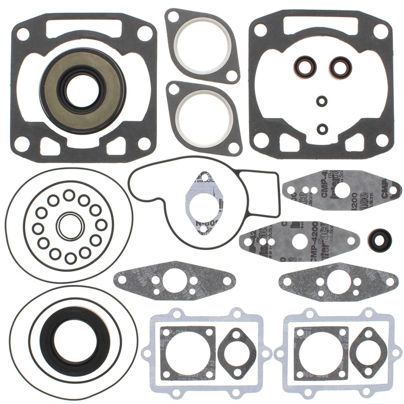 Vertex 711273 Gaskets 02-06 Arctic Cat ZR 440 Sno-Pro Complete Gasket Kit w/ Oil Seals